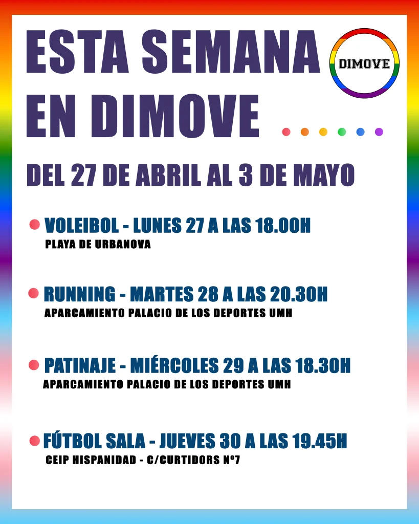 ESTA SEMANA EN DIMOVE DEL 27-04 AL 03-05-26 WEB