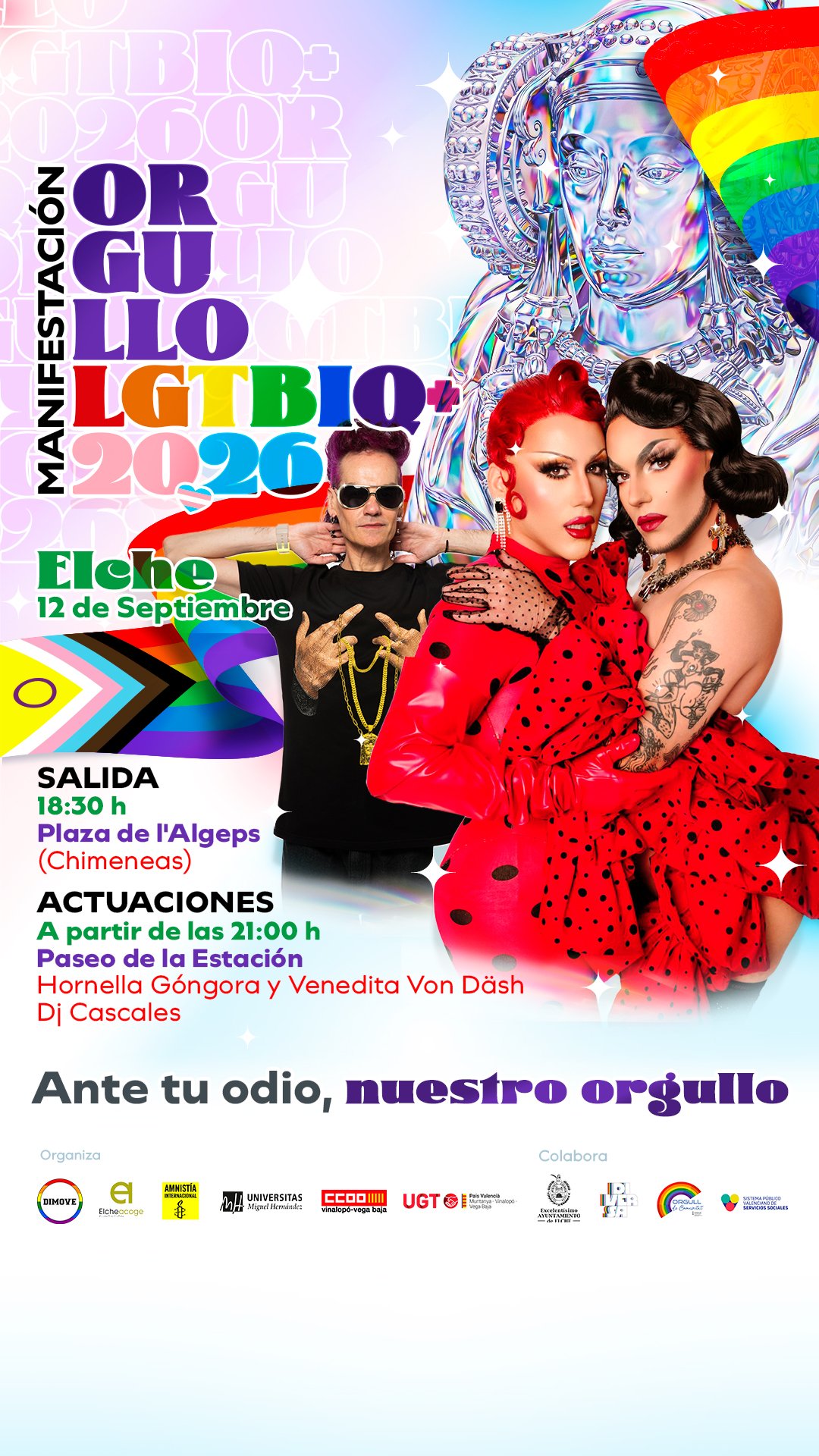 PROGRAMACIÓN ORGULLO 2026 ELCHE